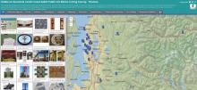 Sample shot of new website identifying Coast Salish art in King County