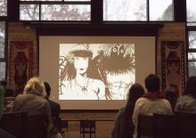 Still image of movie screening of " Because of Who I Am", one of the films presented by Marcella Ernest