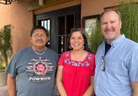 L-R, Authors, Larry Shade, MaryBeth Timothy, and Christopher B. Teuton